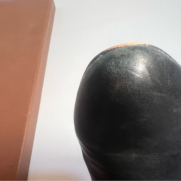 Coach Black Leather Heeled Boots Ultima Tmbl leather/elastic - Picture 7 of 9